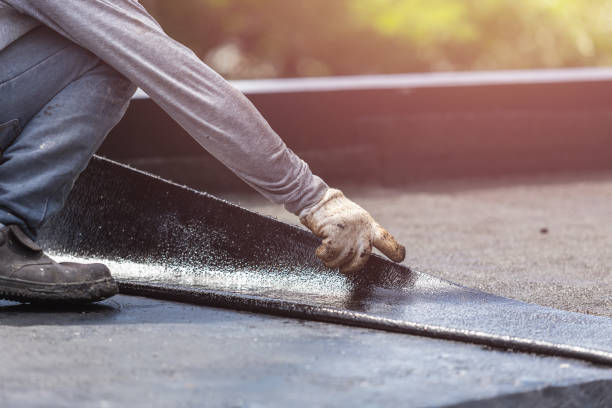 Professional Waterproofing technician working in Harlan, IN